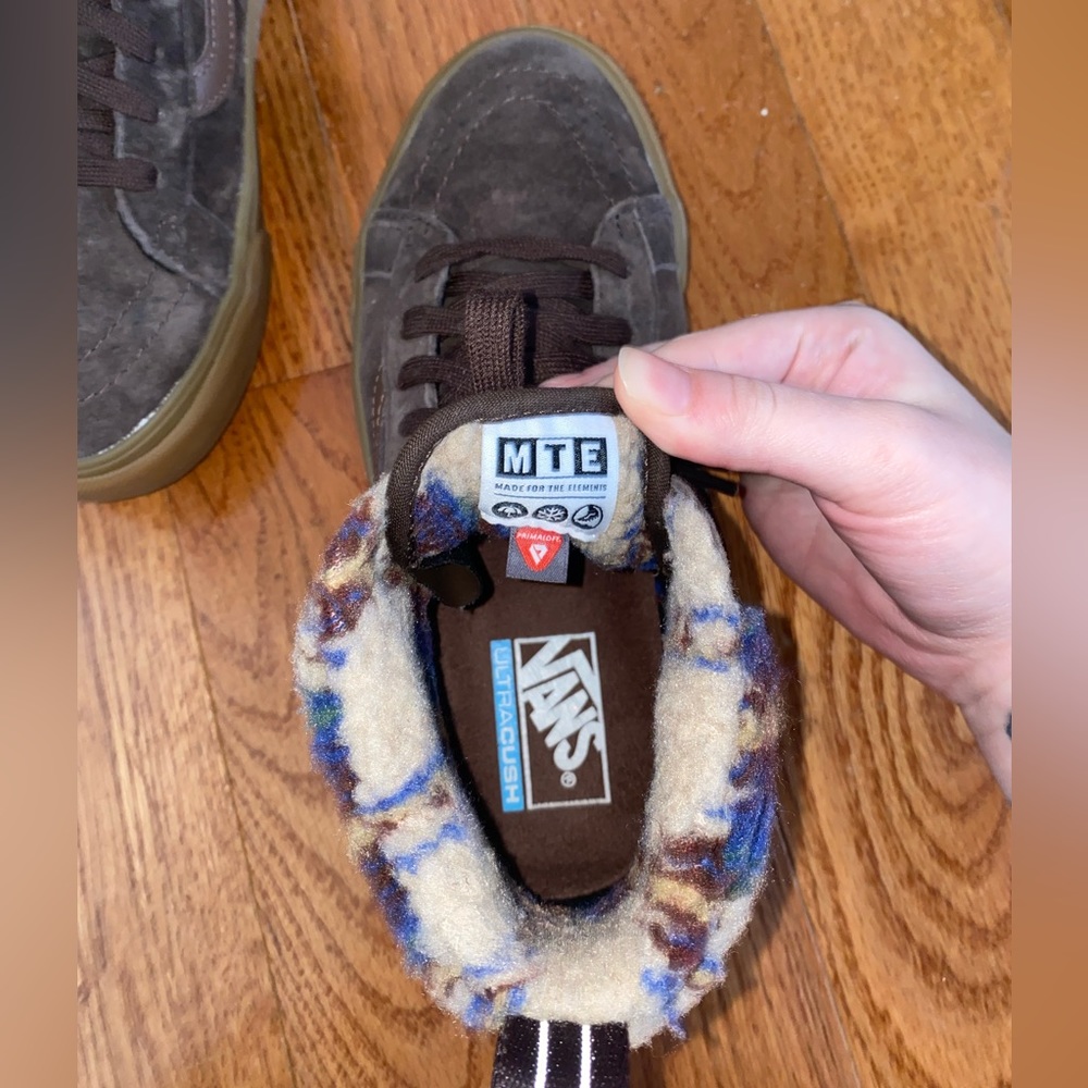 Vans (high top) made for the elements shoes.
